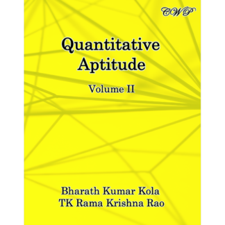 Quantitative Aptitude, Volume II (Softcover)